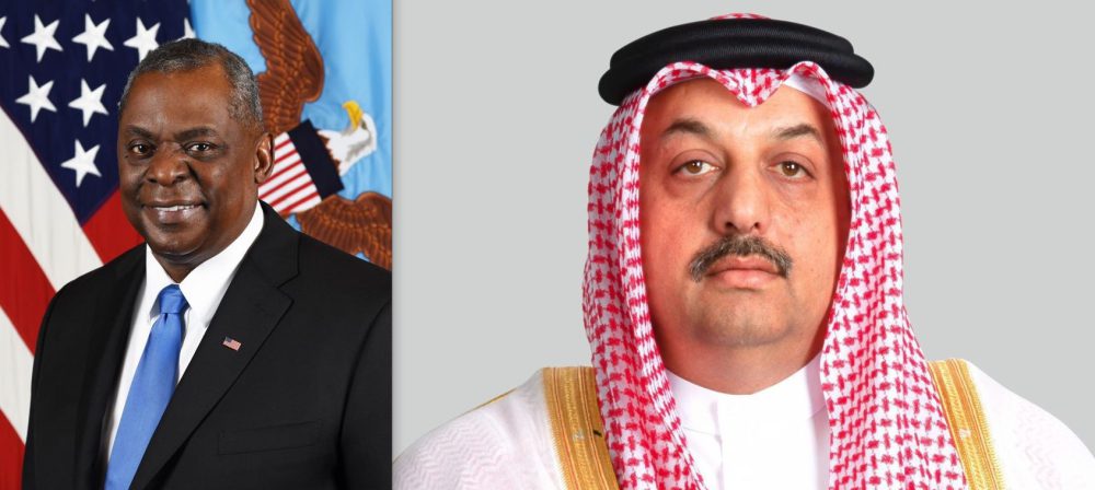 نائب رئيس مجلس الوزراء ووزير الدولة لشؤون الدفاع يتلقى اتصالاً هاتفياً من وزير الدفاع الأمريكي